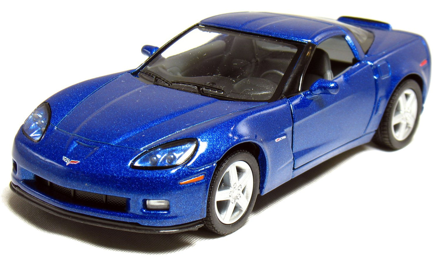 Set of 4: 5'' 2007 Chevy Corvette Z06 1:36 Scale (Blue/Orange/Red/Yellow)