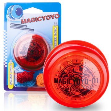 Looping Yoyo D1 Responsive Yo Yo For Kids Beginners, 2A Loop Yo-Yo Starter Yo-Yo Easy To Play Basic String Tricks (Red)