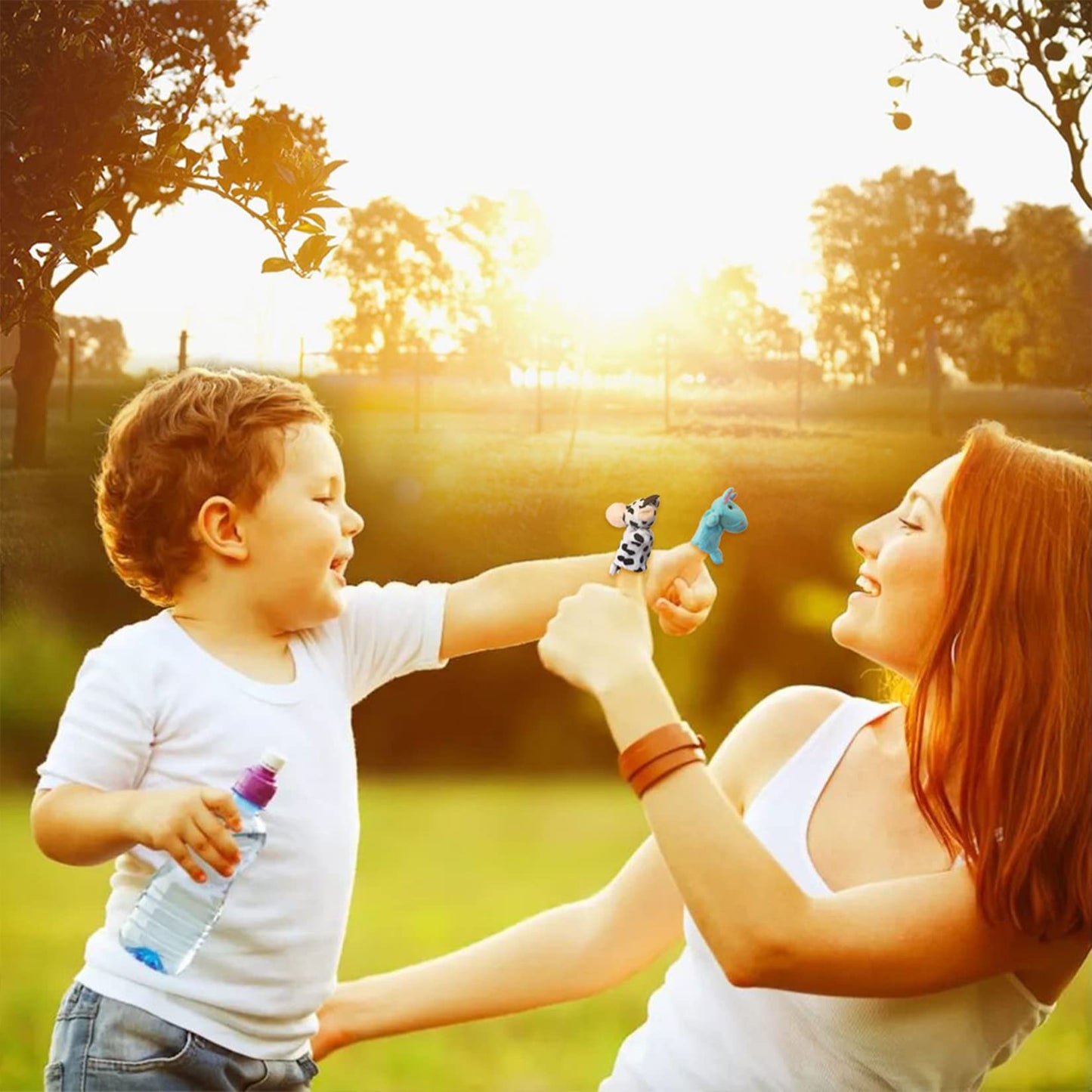 10Pcs Story Time Finger Puppets - Different Cartoon Sea Animal Finger Puppets For Toddlers