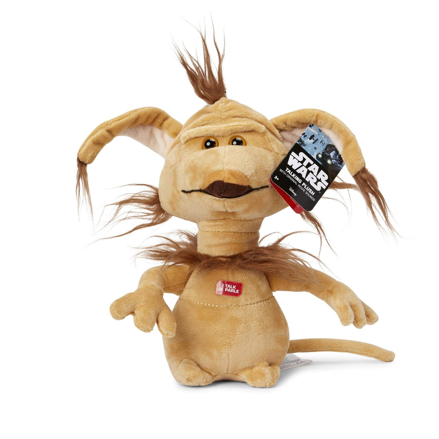 STAR WARS Salacious Crumb Talking Plush Toy - Medium, Multi-colored, Model SW01195, Soft Plush Material