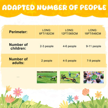 Elastic Fleece Cooperative Stretchy Band Integrations Dynamic Movement Exercise Latex Stretchier 6 Feet Creative Moving Prop For Group Activities Special Needs Large Motor Coordination