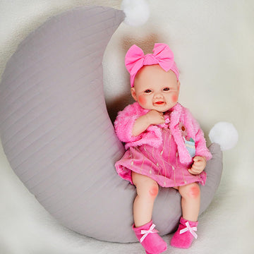 Kuiceo Reborn Baby Dolls That Lifelike -16 Inch Full Body Silicone Sleeping Baby Girl Handmade Face Realistic Body Details For C