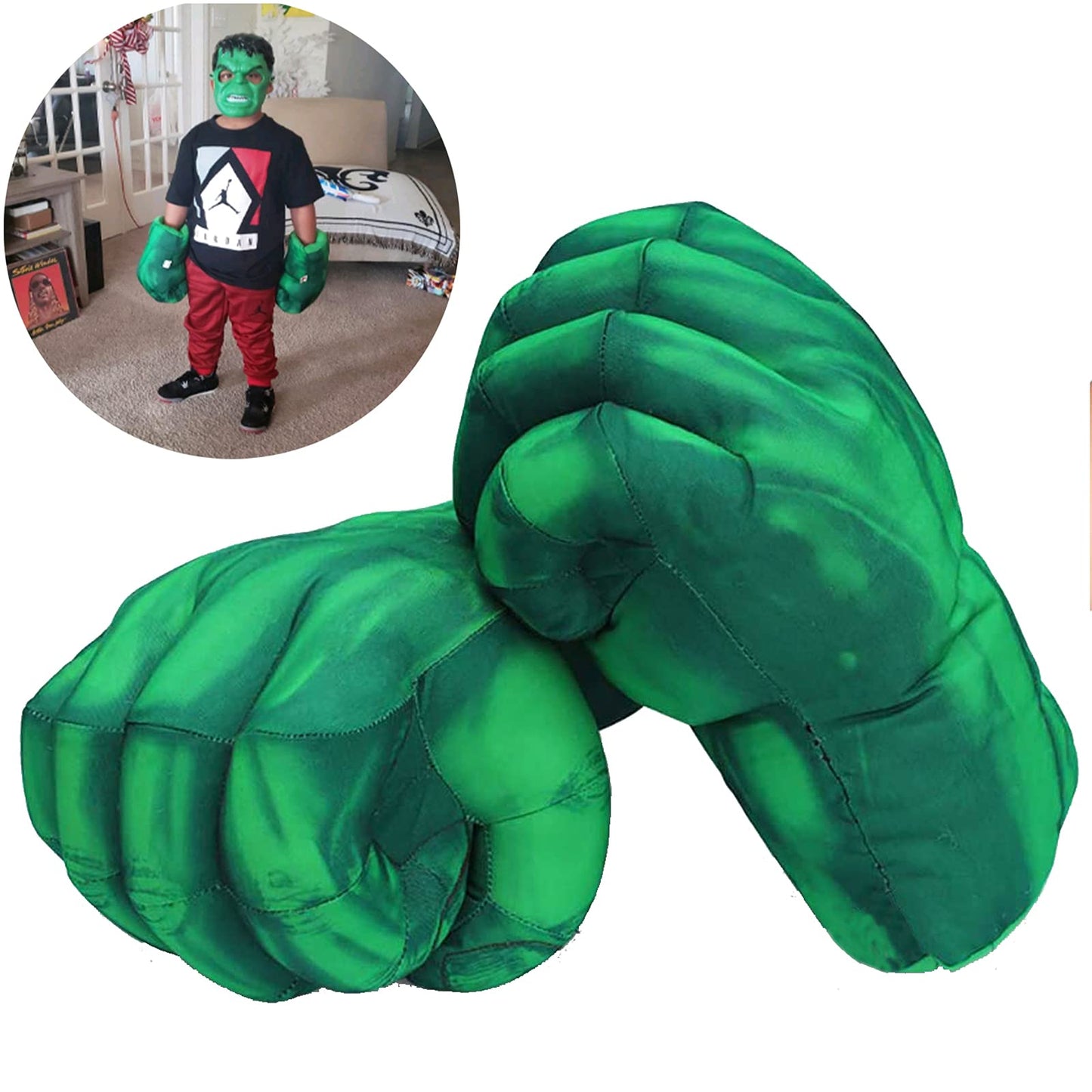 Superhero Hands Gloves Superhero Toy Fists Kids Soft Plush Superhero Costume Accessories Superhero Costumes Gloves Cosplay For B