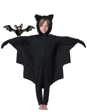 Seawhisper Toddler Bat Costume for Kids Boys Girls Baby Halloween Costumes 2T