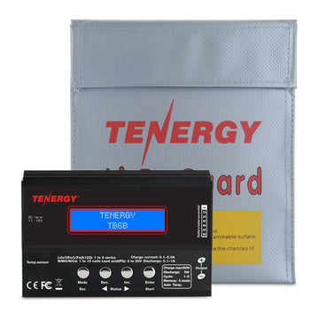 Tenergy 1S-6S Digital Battery Pack Charger for Li-Fe/Li-PO/NiCd/NiMH Packs Balance Charger Discharger w/Tamiya/JST/EC3/HiTec/Dea