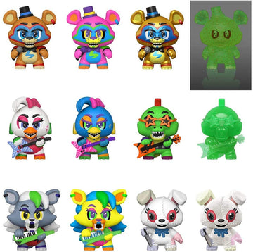 Funko Five Nights at Freddy's Security Breach Mystery Mini Blind Box Case of 12 - Random Color Collectible Toys