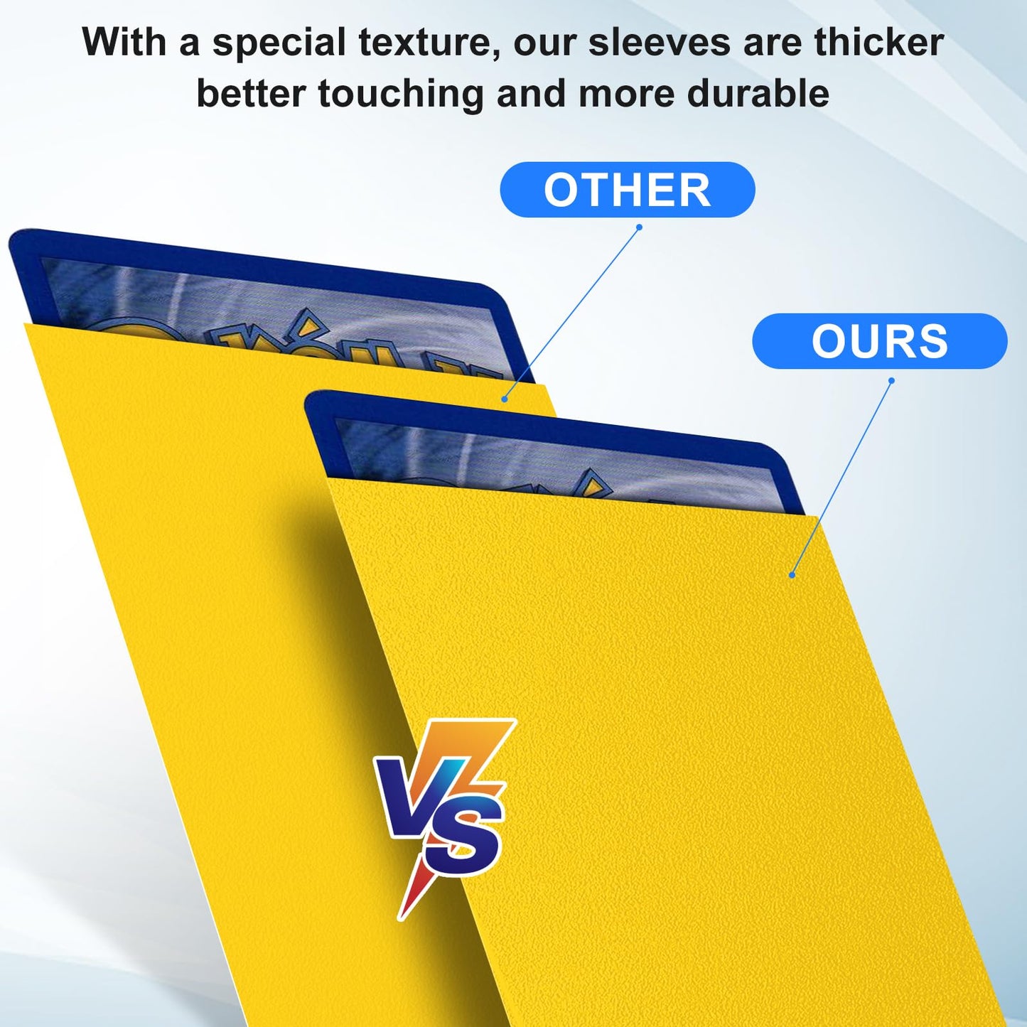 Yellow Card Sleeves Fit For Mtg, 300Ct Perfect Fit Standard Matte Card Sleeves For Trading Card Sports Card Baseball Card Tcg Ma