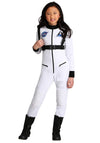 Fun Costumes Girls Astronaut Jumpsuit, Kids Halloween Costume, Rocket Ship Flight Suit Role Play Ensemble