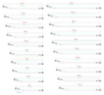 Meus Racing Trx4 Scx10 Links Titanium Link Rod Linkage Set For Traxxas Trx4/Axial Scx10/Tamiya Cco1/Redcat Gen8 Etc. (110Mm)