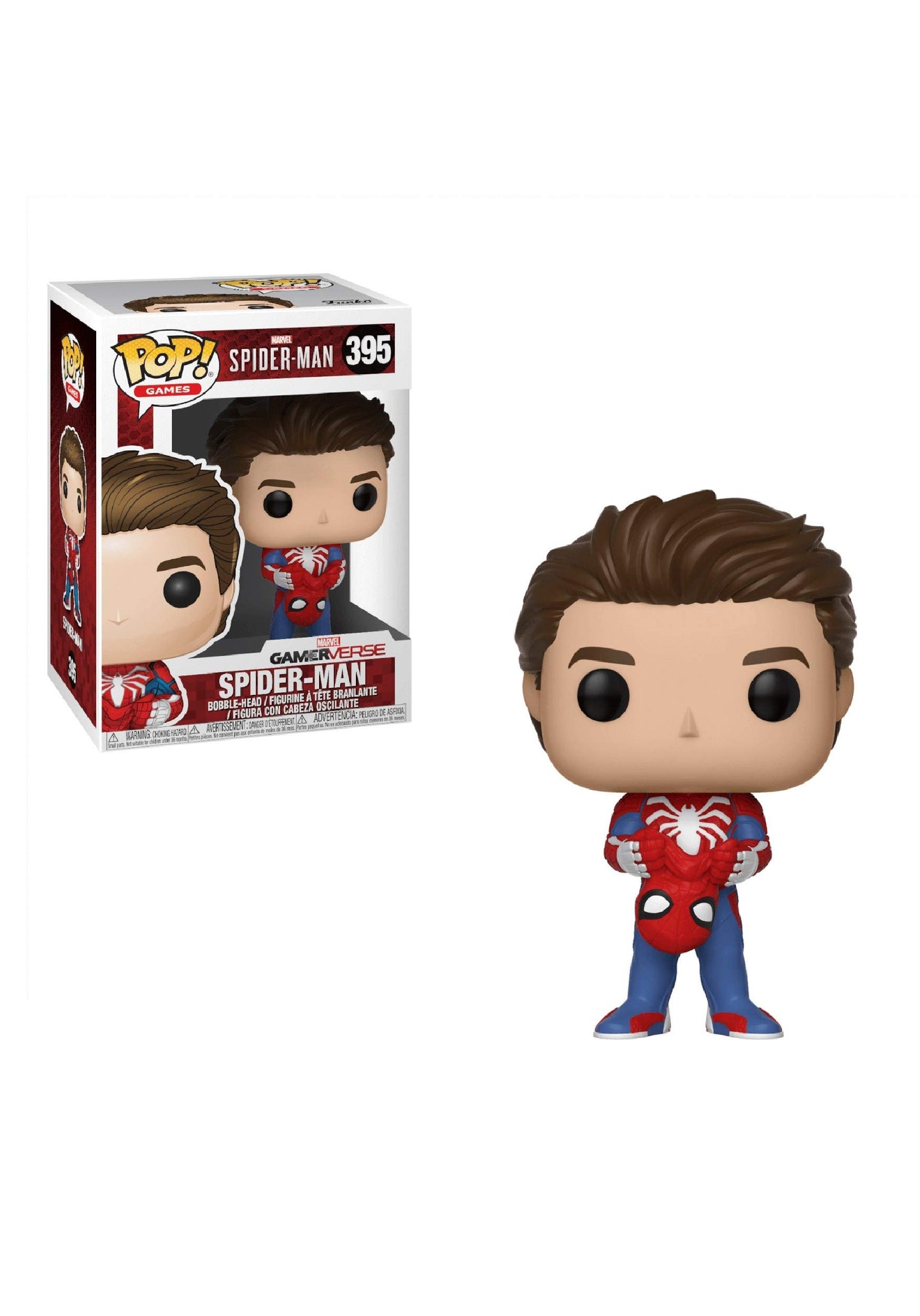 Funko Pop Marvel Games: Spider-Man Video Game - Unmasked ,Collectible Figure, Multicolor, Standard