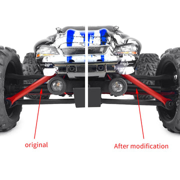 Que-T 2Pcs Hard Steel Drive Shafts Cvd Universal Front And Rear For 1/16 Trx E-Revo Summit Rc Upgrade Parts