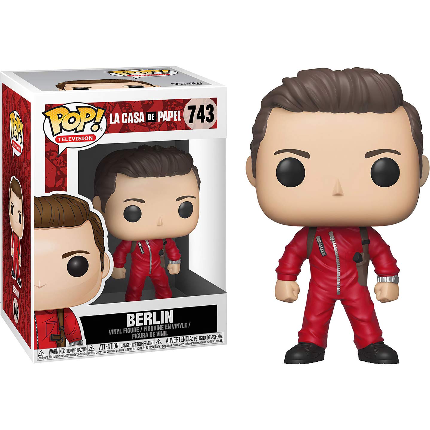 Berlin: Funk O Pop! Tv Vinyl Figure Bundle With 1 Compatible 'Toysdiva' Graphic Protector (34498 - B)