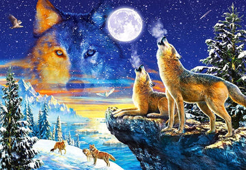 Castorland Howling Wolves Puzzle (1000 Piece)