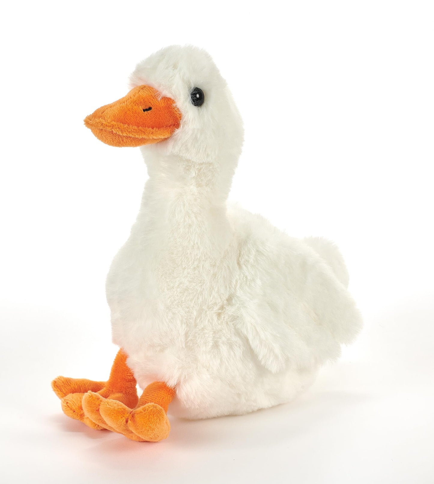 The Petting Zoo White Floppy Duck Plush Toy - 9 Stuffed Animal for Kids, Wild Onez Wildlife Collection, Perfect Gift