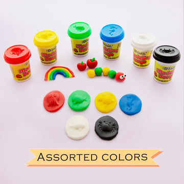 BAZIC 3310 2 Oz. Multi Color Modeling Dough (6/Pack)