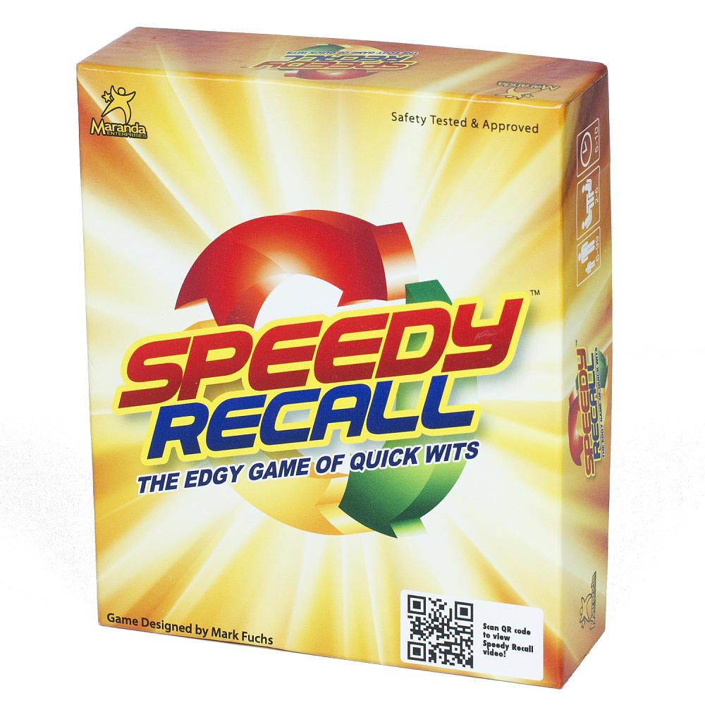 Maranda Enterprises Speedy Recall - The Edgy Game Of Quick Wits!