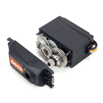 Spektrum S652 18Kg Steel Gear Servo - Medium Black, High Torque RC Servo for Precision Control