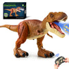 Tyrannosaurus Remote Control Dinosaur Toys For Kids 3-12, Adjustable Speed T Rex Toys With Mist Spray, Light & Roar, Rc Robot Di