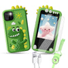 Kids Smart Phone Toys, Touchscreen Hd Dual Camera Cell Dinosaur Phone For Kids,Travel Toy Preschool Learning Toy For Kids,Christ