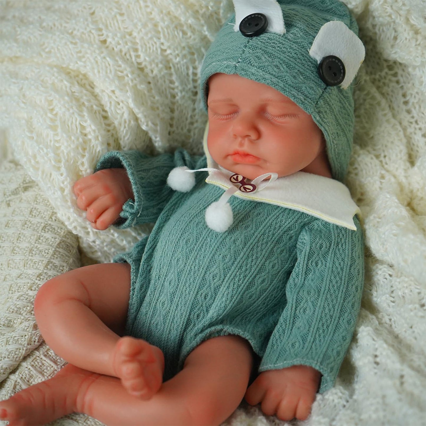 Softmary 12-Inch Full Silicone, Lifelike Reborn With Realistic Veins, Sleeping Realistic