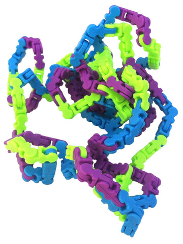 Twiddle Mega Multi Purple Toy - Model 1461, Durable Plastic, Vibrant Colors