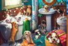 Vermont Christmas Company Puppies In The Bath Jigsaw Puzzle - 100 Piece Puppies Puzzle - Large Puppy Jigsaw Puzzle Made From Thick Durable Puzzle Board - Puppy Puzzles For Kids & Adults (19' X 13')