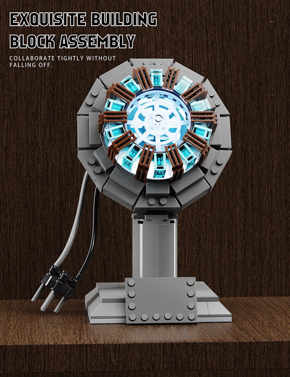 Reactor Pendant Building Sets,Compatible With Lego Mravei, Hero Team Gift Idea For Adults And Teens, Model Kits For Decoration A