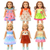 Dc-Beautiful 6 Set Doll Clothes For 16 18 Inch Baby Dolls, Lovely Dress Sets For Doll Girls, Handmade Doll Clothing For 18 Inch