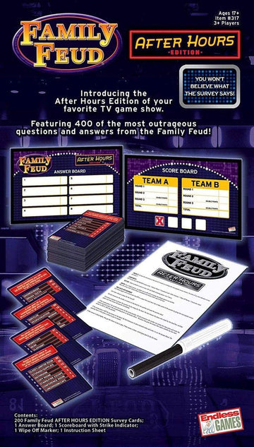 Endless Games Family Feud After Hours 2018 Edition - Party Game for Ages 17 and Up