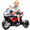 Licensed BMW Kids Motorcycle - 12V Motorcycle Ride On Toy for Kids Ages 3-5 Years 3-Wheel Electric Motorcycle with Reverse Headlight Horn Music(2025NEWRED)