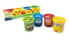 Sesame Street Modeling Play Dough | 4-Pack of 4oz Cans | Assorted Colors and Non Toxic | Elmo, Cookie Monster, Big Bird, Oscar t