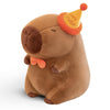 TITQWOP 13-Inch Cute Happy Birthday Capybara Plush - Soft Kawaii Stuffed Animal Gift for Kids, Birthday Capybara Plushie