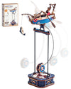 ROBOTIME 3D Wooden Puzzles for Adults, Ship Gravity Swing Model, Aircraft Model Kits for Age 14+,3D Puzzle Model Building Kit, B