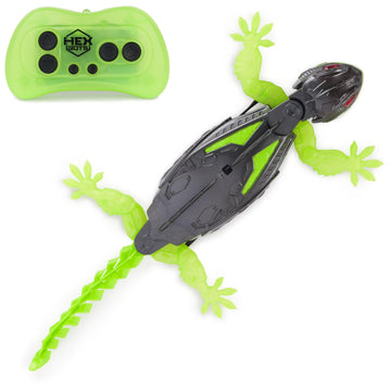 Hex Bots Wall Crawler Gecko, Rechargeable Remote Control Robot Kids Toys, Climbs Up Walls For Prank Toys & Games, Rc Robot Toys