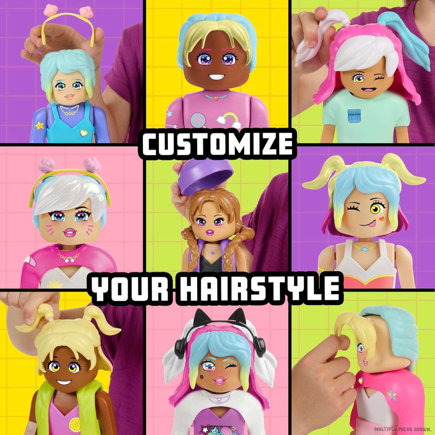 My Avastars DJ-Candy Fashion Doll - 11 Multicolored with 2 Outfits & 100+ Customization Options