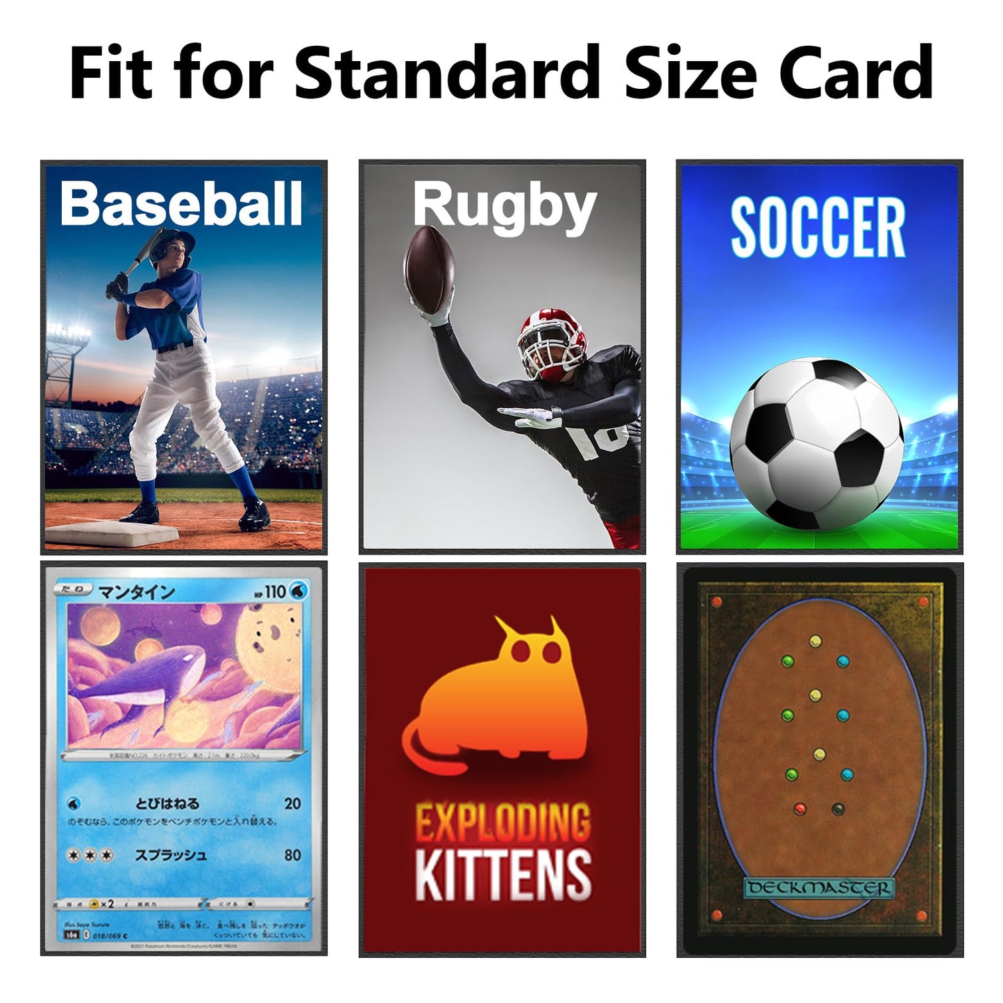 120Pack MTG Card Sleeves Toploaders for Trading Cards Matte Card Sleeves Deck Card Protectors Standard MTG Perfect Shuffling Fit for Magic Baseball Card Sports Cards Game Card 66x91mm Gray