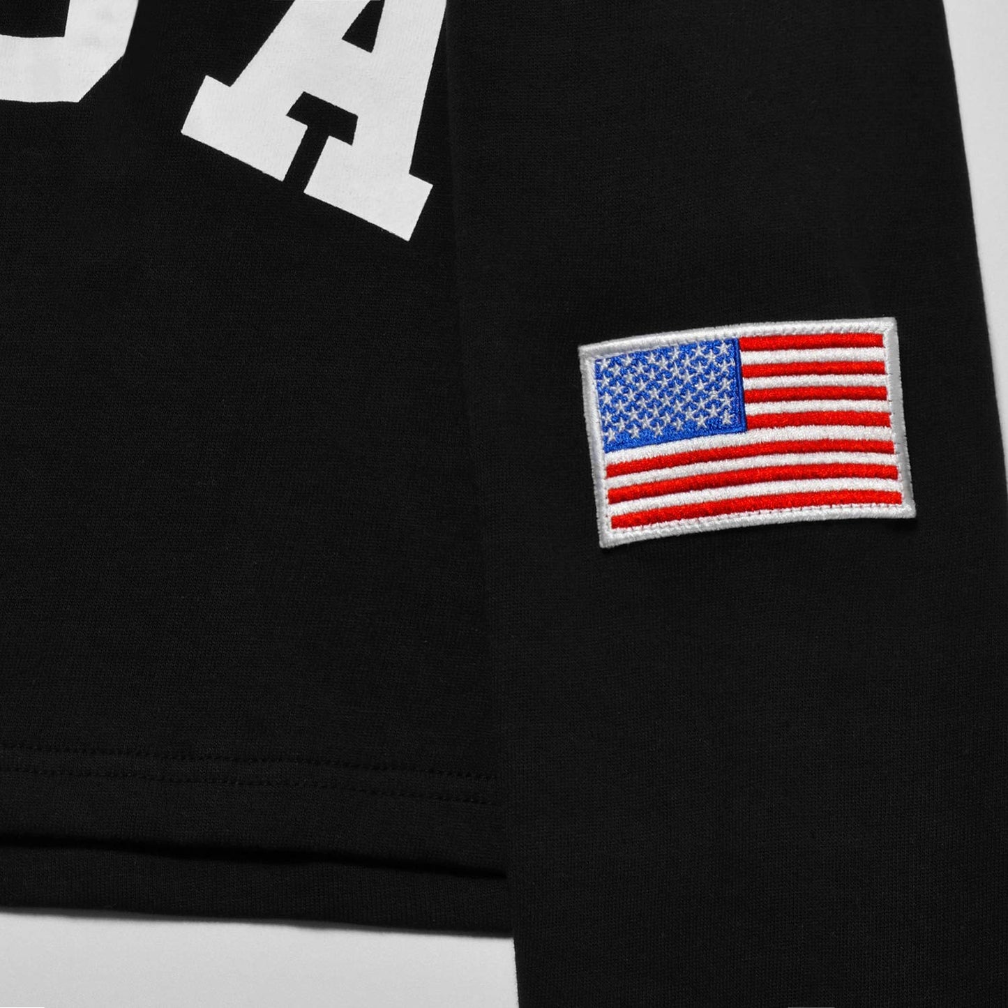 Perfashion Kids Cropped Tops 4Th Of July Sweatshirts Long Sleeve American Flag Hoodie 6T 7T