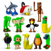 Lomencry Italian Brainrot Toy Action Figure tralalero tralala brainrot Toys Tralalero Tralala Figures Toys with Tralalero Tralala Tung Tung Sahur BRR BRR Patapim Creative 3D Collectible Toy (12PCS-A)