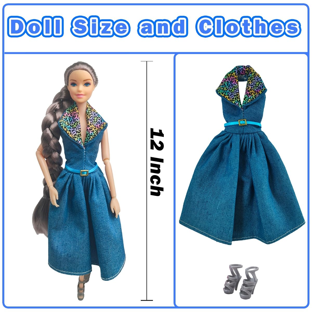 Chioldilly Interactive Family Toy Fun Action Figures Set, Imaginative Educational Family Doll Play, For Kids 3+(Editions B)