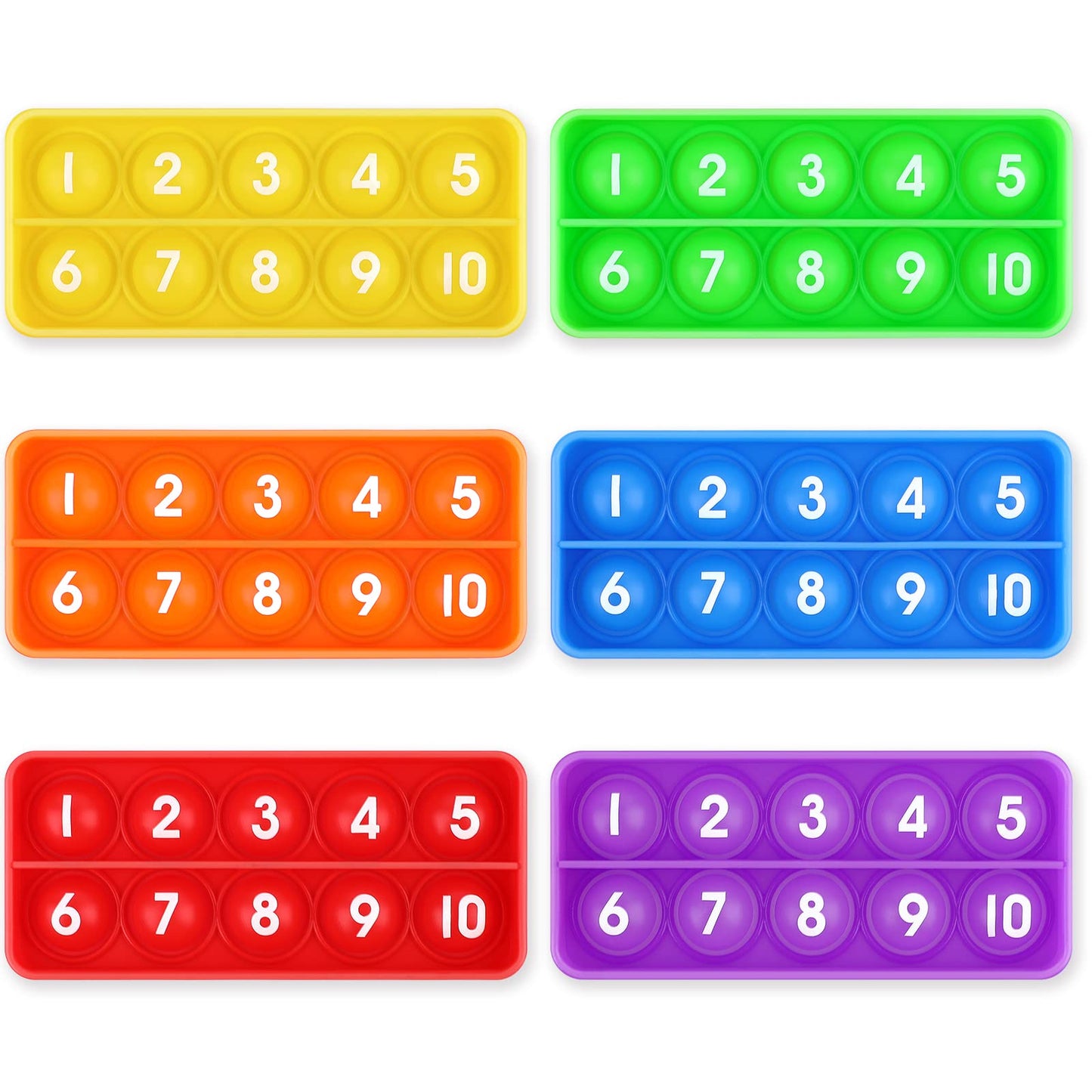 Aizweb Ten-Frame Counting Toys,Math Manipulative For Elementary,Number Math Games, Montessori Educational Toy For Preschool Kindergarten Classroom Learning Activities Kids 3 4 5 Year Old