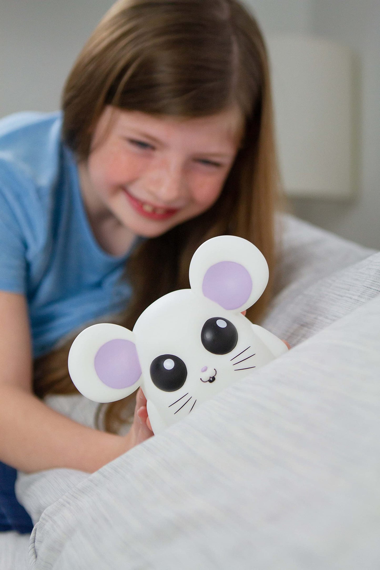Blue Orange Where’s Squeaky Fun Interactive Mouse Game - Educational Hide-and-Seek for 2-10 Players, Ages 4+, Plastic, White, Model 09026