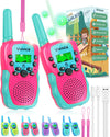 Walkie Talkies For Kids, 3 Km Long Range 22 Channels 2 Way Rechargeable Kids Walkie Talkie With Flashlight For Camping Hiking In