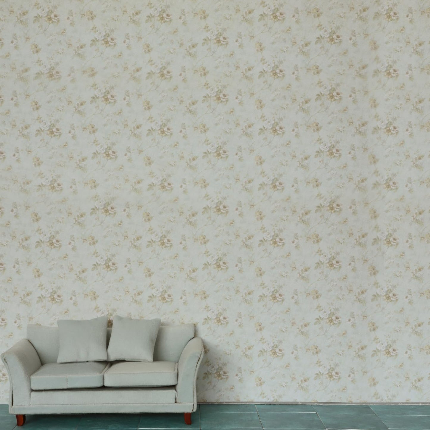 Iland Dollhouse Wallpaper, Nice 1/12 Scale Accessories & 1/6 Scale Accessories For Diy Dollhouse D Cor, 39 * 15.7Inch Beautiful