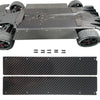 MORLORDY Carbon Fiber RC Chassis Side Skirts Widening Kit 46mm/56mm for 1/7 Felony & Infraction V2 6s BLX