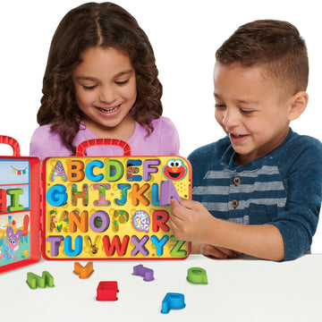 Sesame Street Elmos Learning Letters Bus Activity Board, Preschool Learning And Education, Kids Toys For Ages 2 Up By Just Play