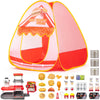 Heypappy Kids Play Tent, Pop Up Play Tent Burger Theme With Complete Toy Set, Play Toys Play Set For Kids Indoor Outdoor Pretend
