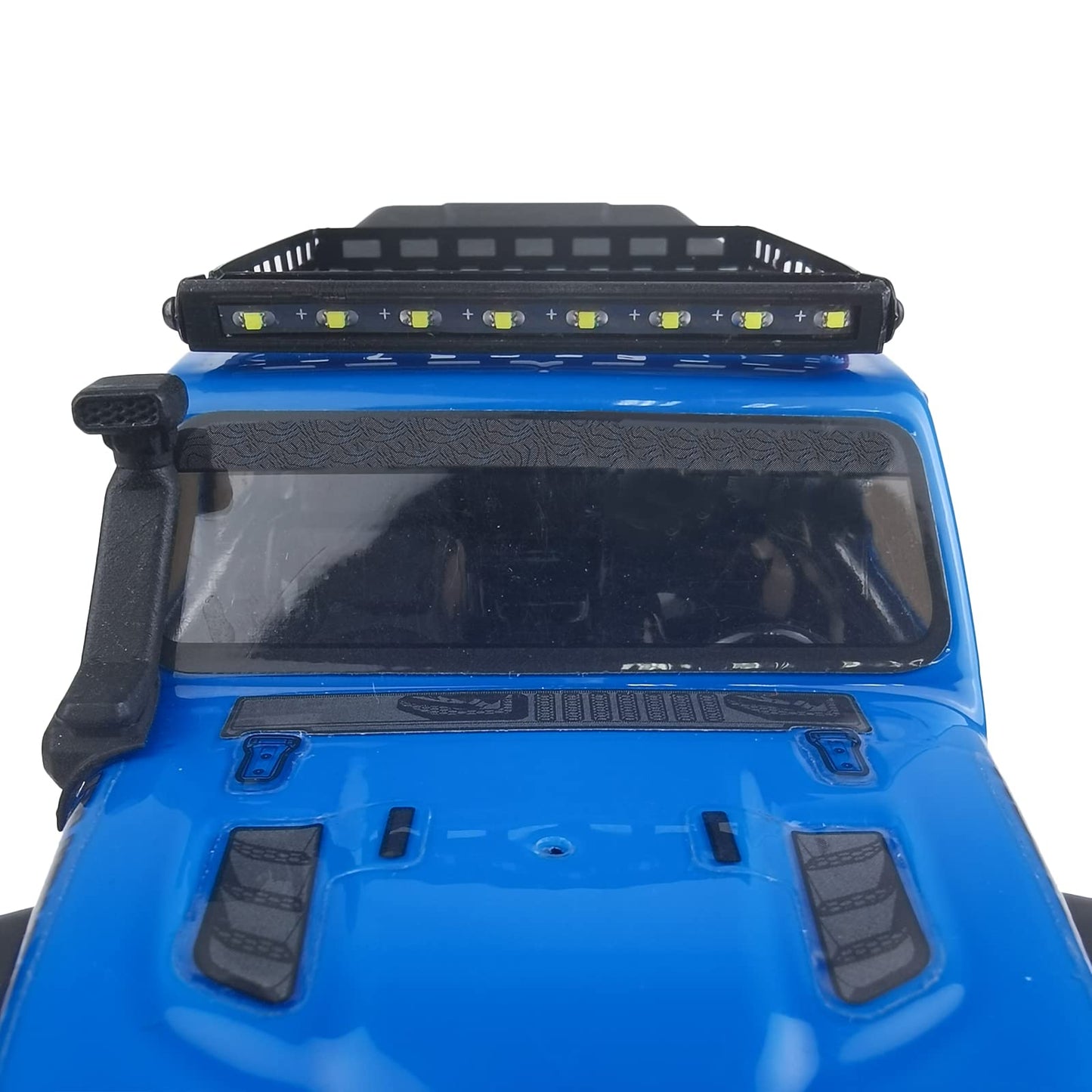 MOHERO RC 1/24 Metal Roof Rack Luggage with Headlight for 1/24 RC Crawler Car Axial SCX24 AXI00005 Gladiator Upgrade Parts