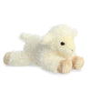 Aurora® Adorable Mini Flopsie™ Luna Lamb™ Stuffed Animal - Playful Ease - Timeless Companions - White 8 Inches