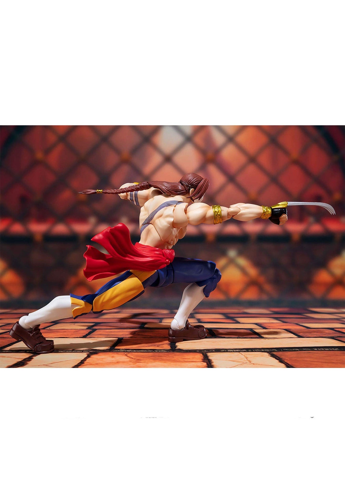 Bandai Tamashii Nations S.H. Figuarts Vega Street Fighter Action Figure, Yellow, Standard (B07NZ88SD8)