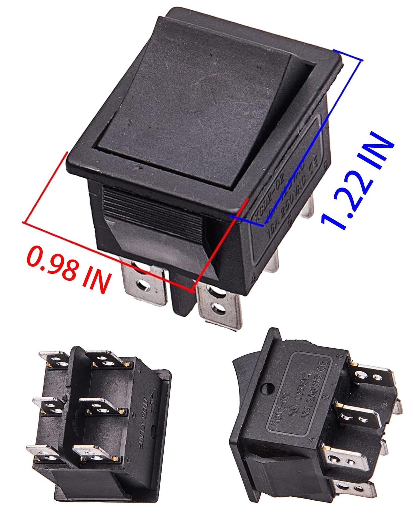 2 Pcs Foot Pedal Switch For Power Wheels, Replacement Parts For Kid Trax,Kids Electric Ride On Car Toys, Motorcycle Foot Switch